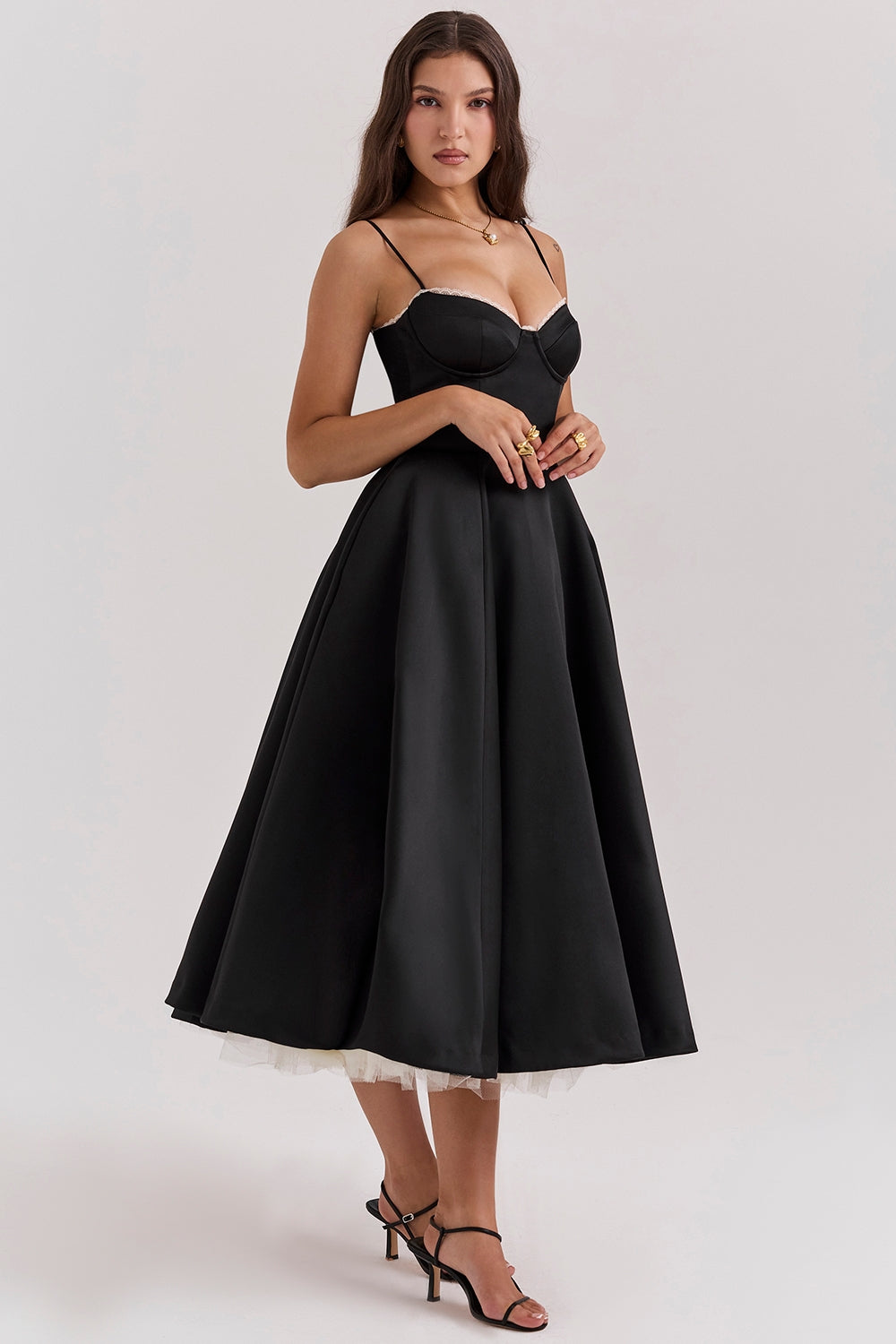 Vestido Midi Camila - Preto