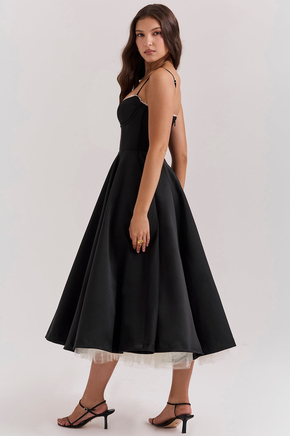 Vestido Midi Camila - Preto