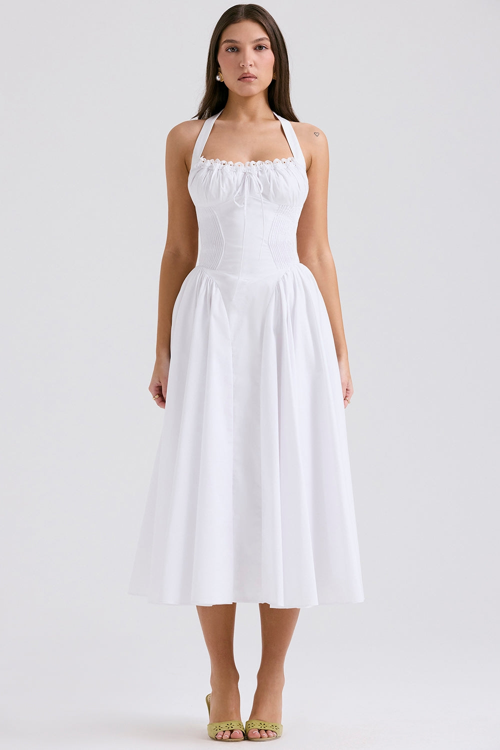 Vestido Midi Priscilla - Branco