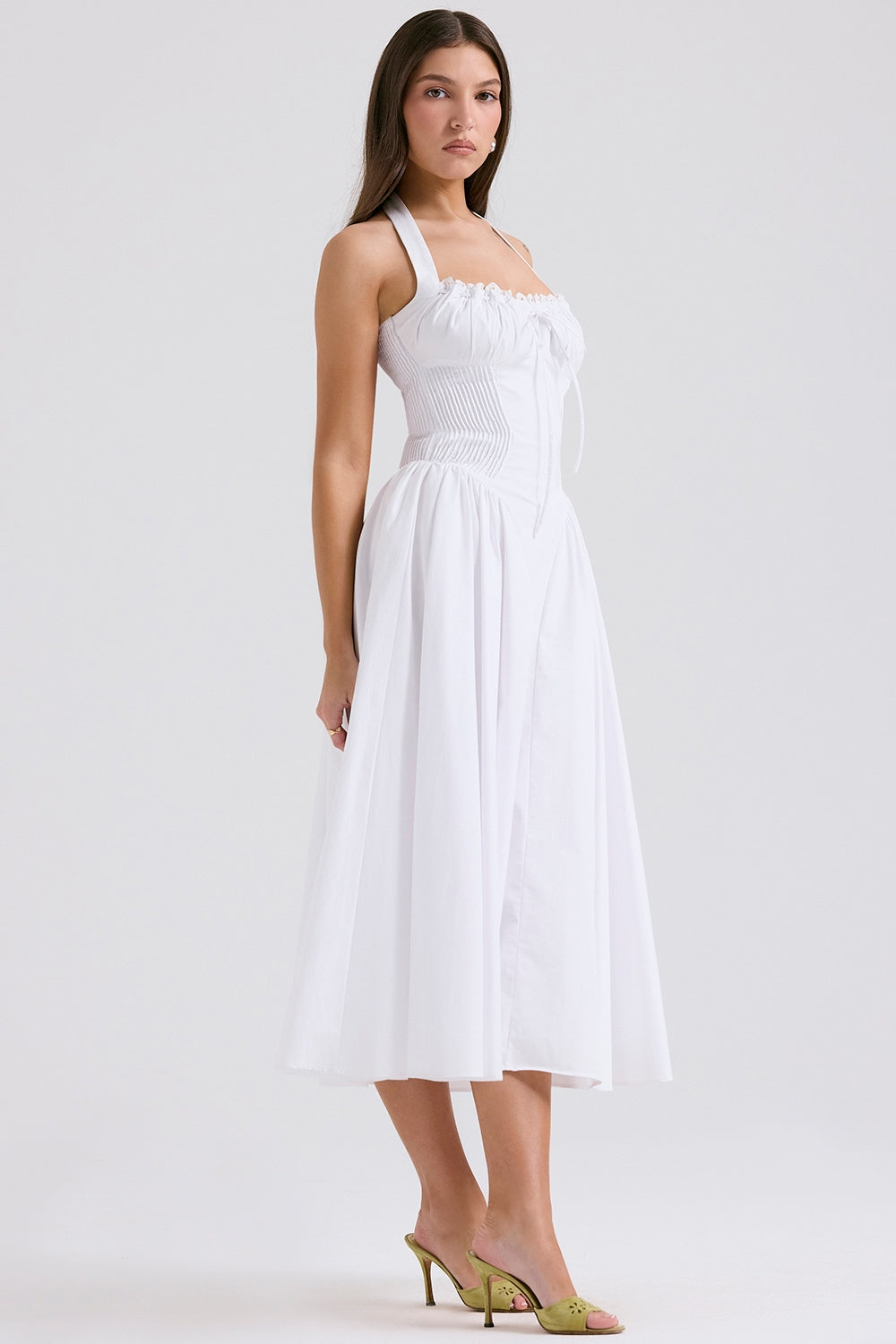 Vestido Midi Priscilla - Branco