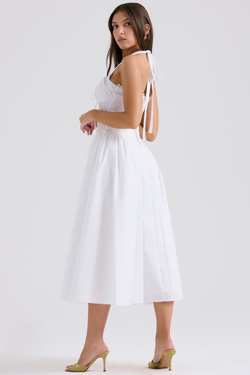 Vestido Midi Priscilla - Branco