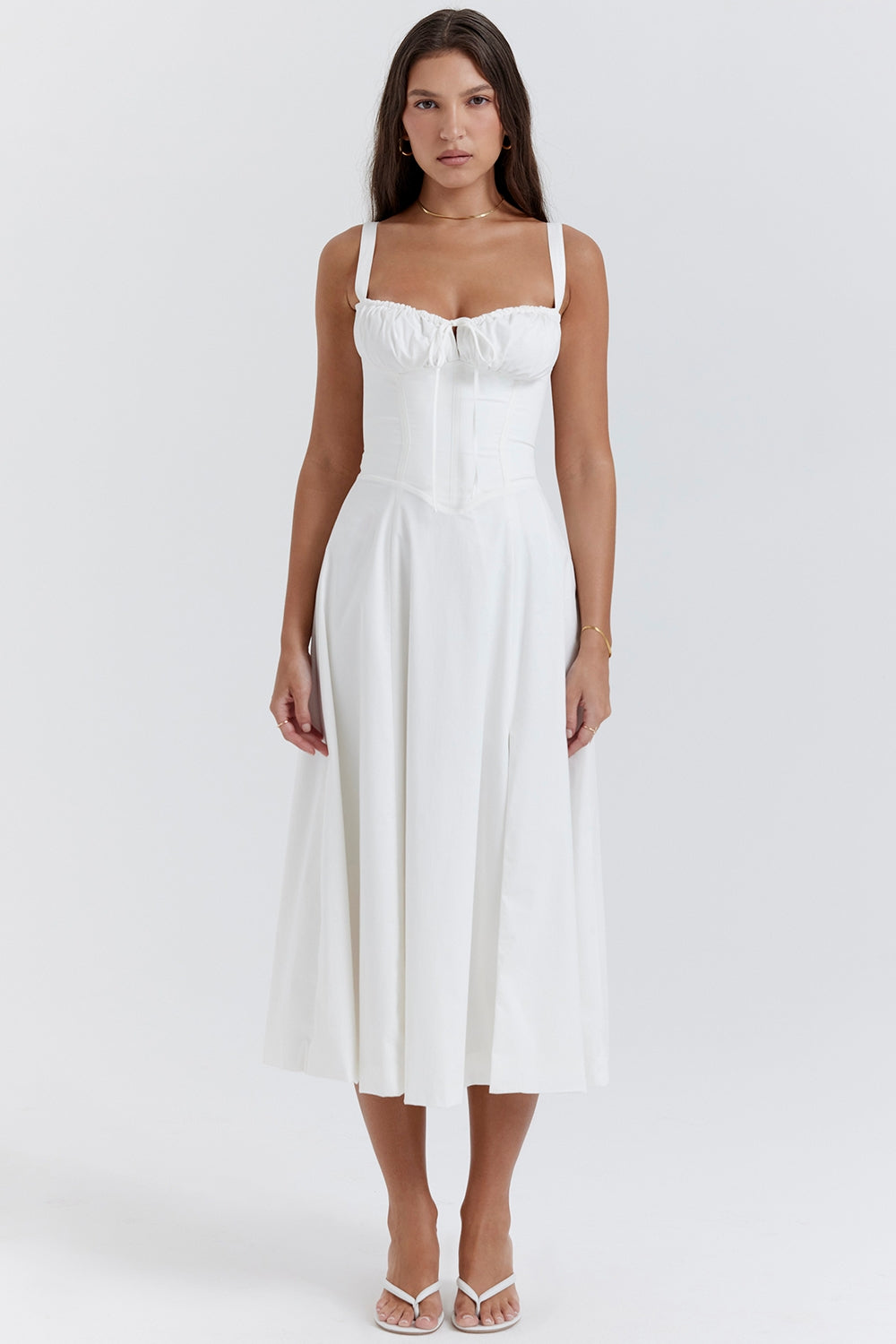 Vestido Midi Beatriz - Branco