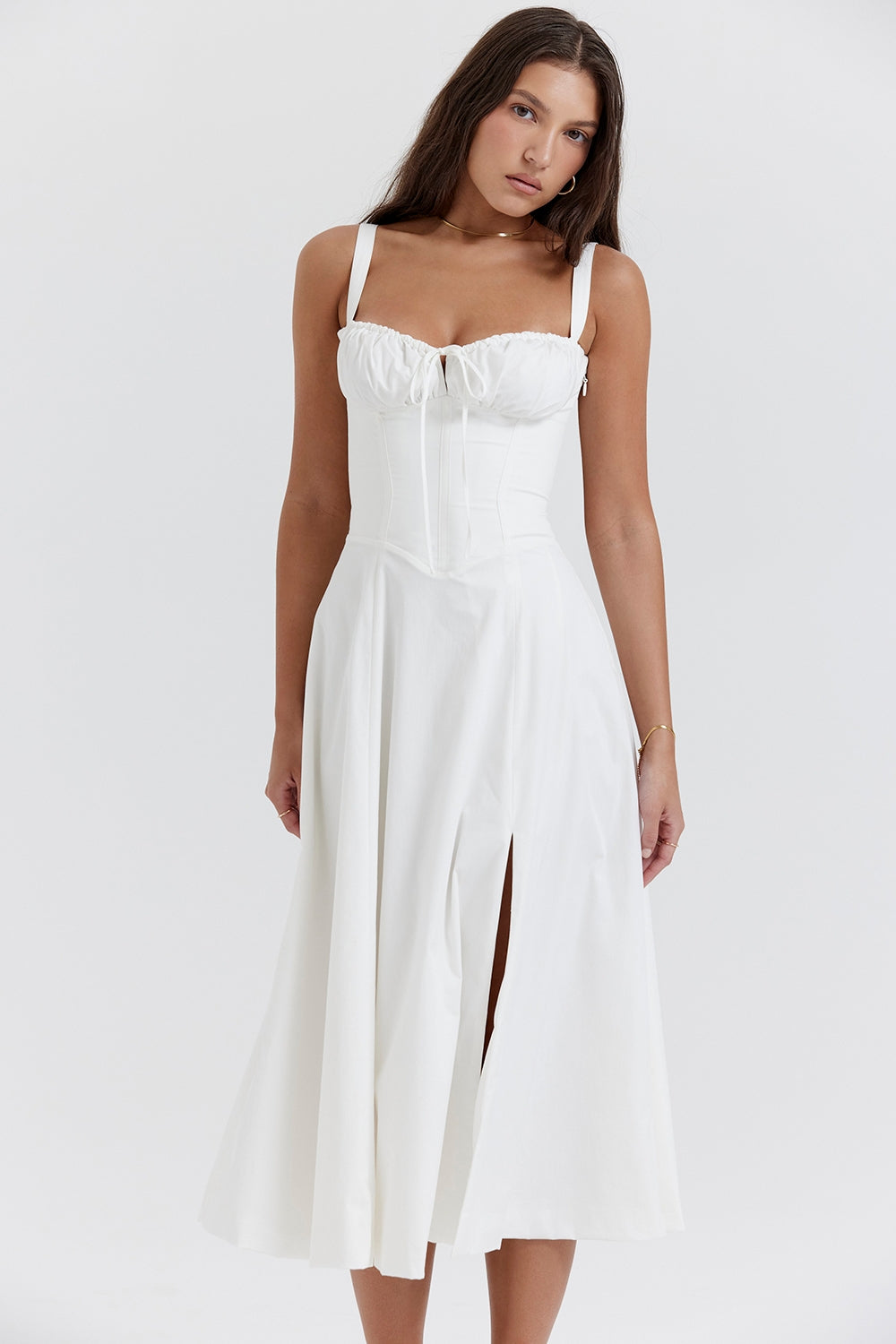 Vestido Midi Beatriz - Branco