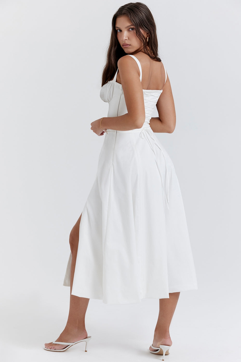 Vestido Midi Beatriz - Branco