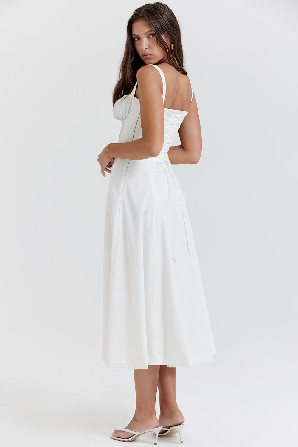 Vestido Midi Beatriz - Branco