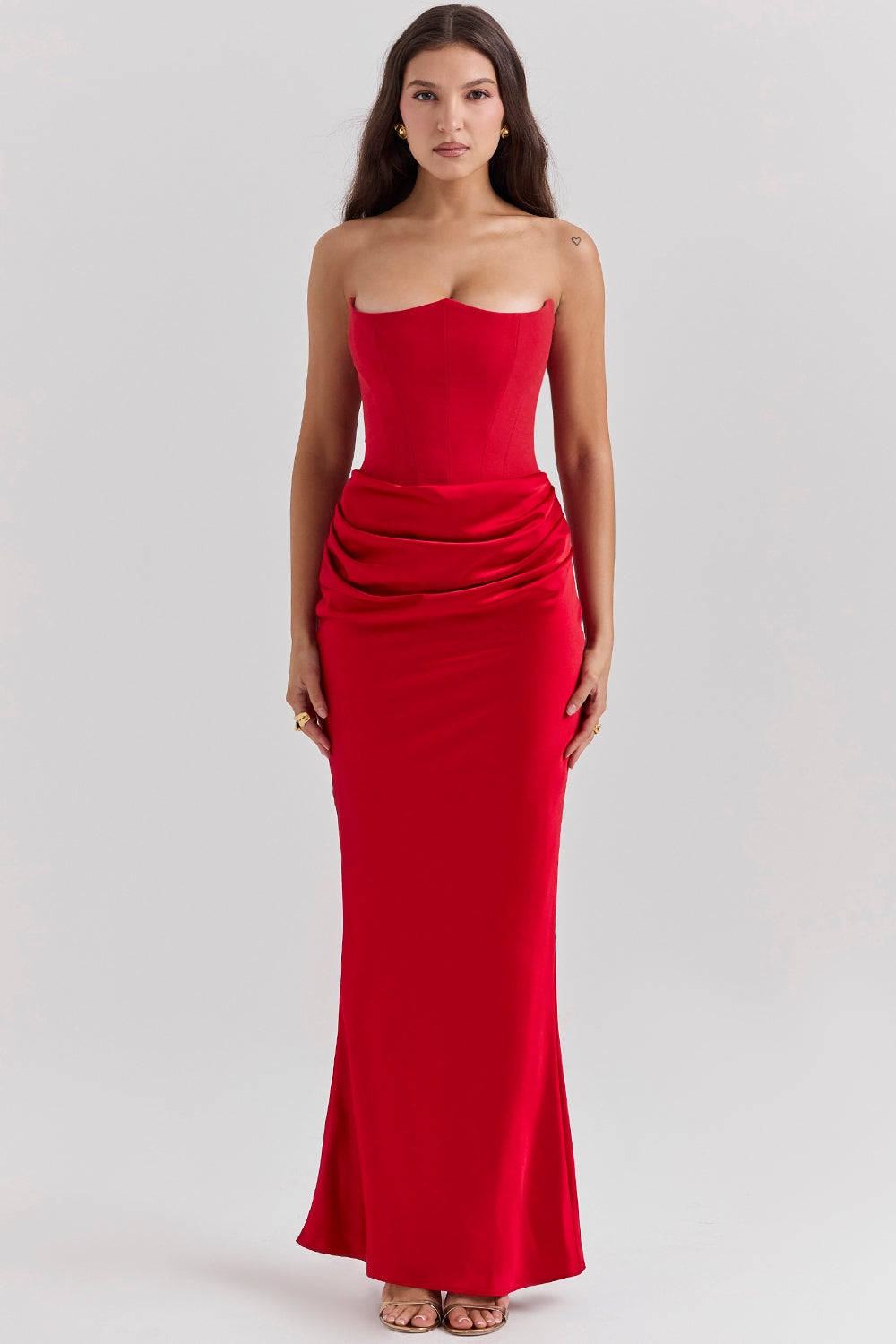 Vestido Longo Daphne - Vermelho