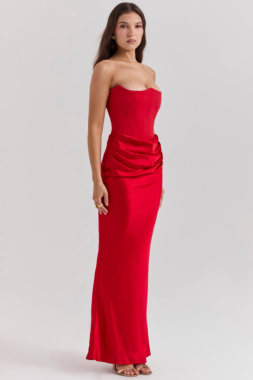 Vestido Longo Daphne - Vermelho