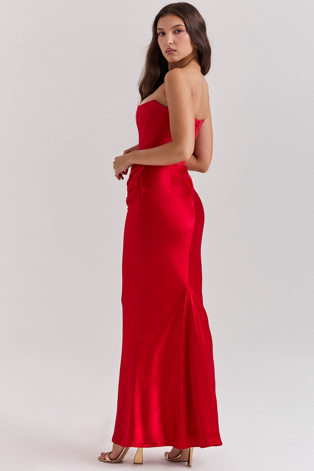 Vestido Longo Daphne - Vermelho