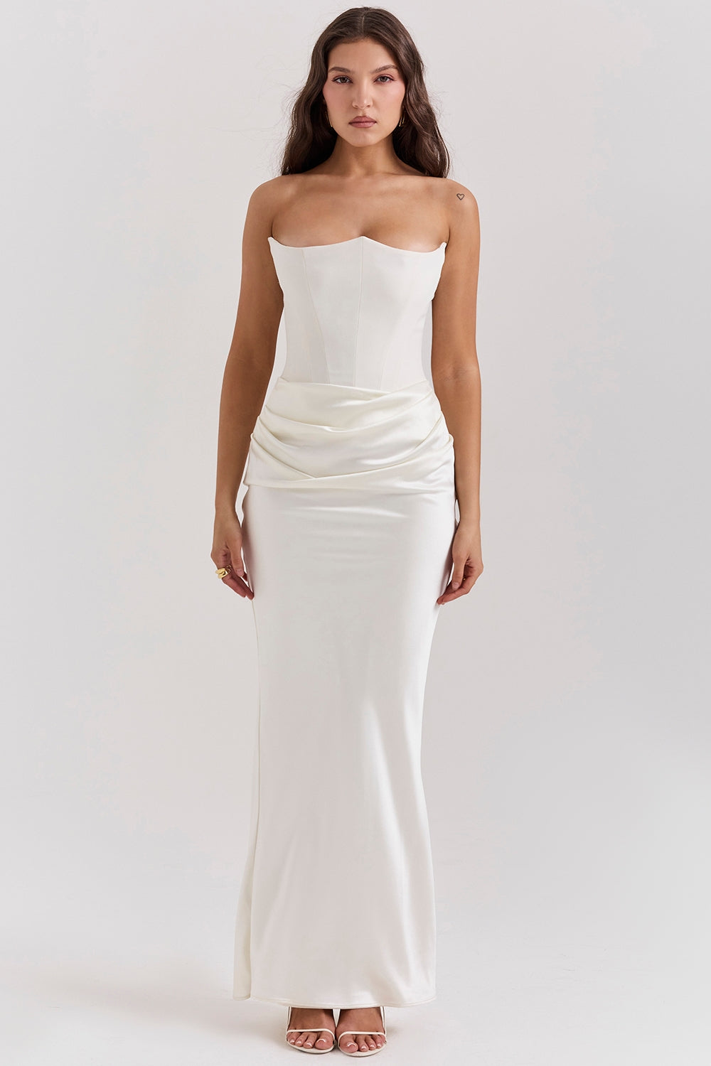 Vestido Longo Daphne - Branco