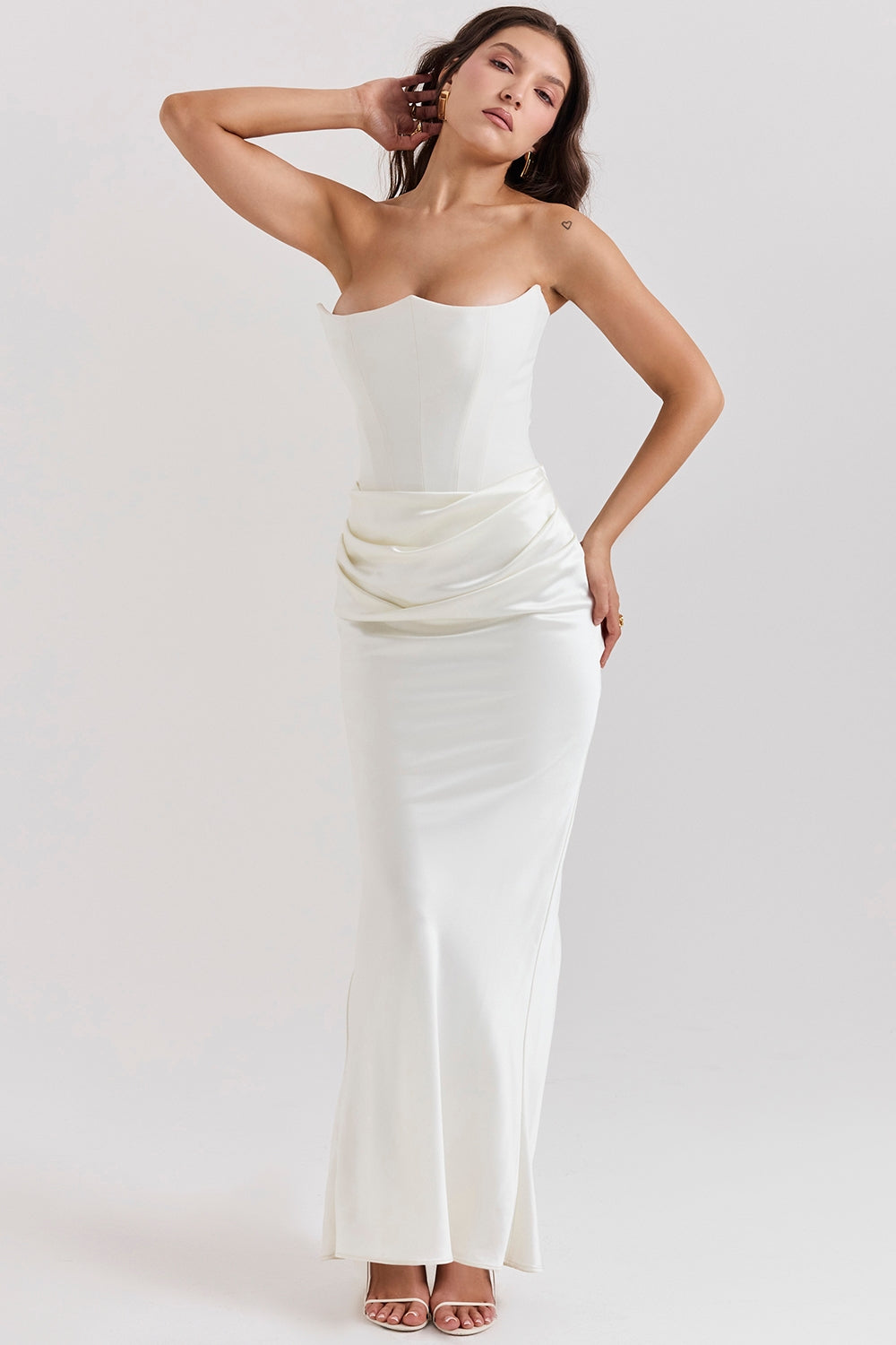 Vestido Longo Daphne - Branco