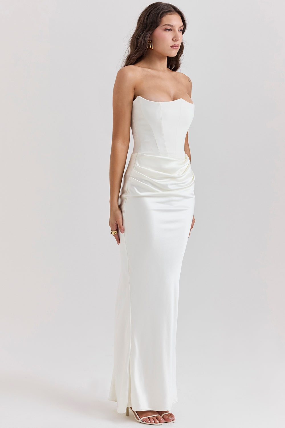 Vestido Longo Daphne - Branco