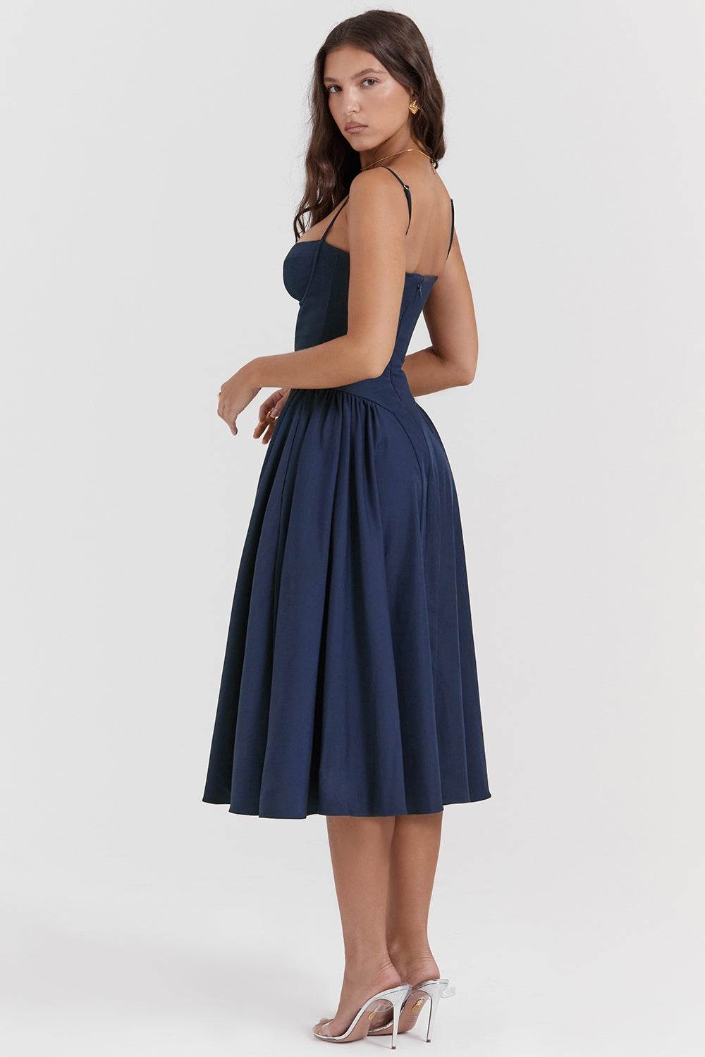 Vestido Midi Ellie - Azul