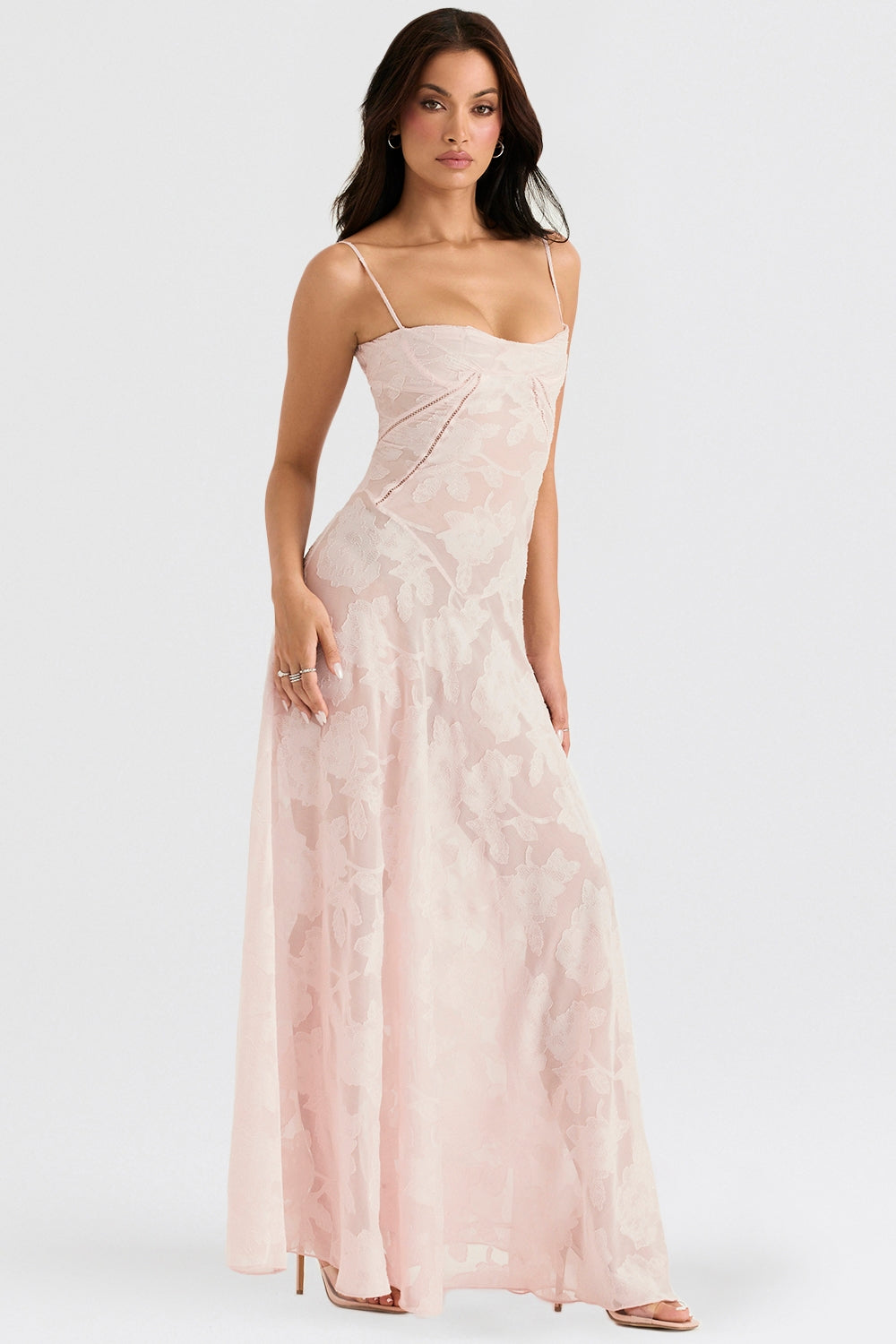 Vestido Longo Evelin - Rosa