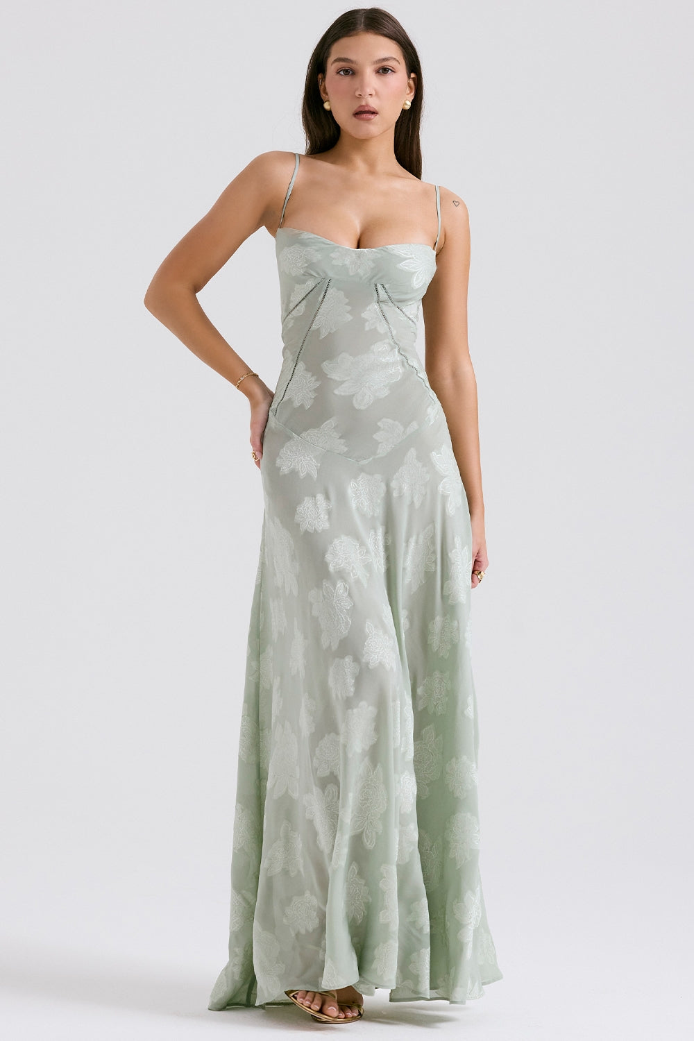 Vestido Longo Aurora - Verde