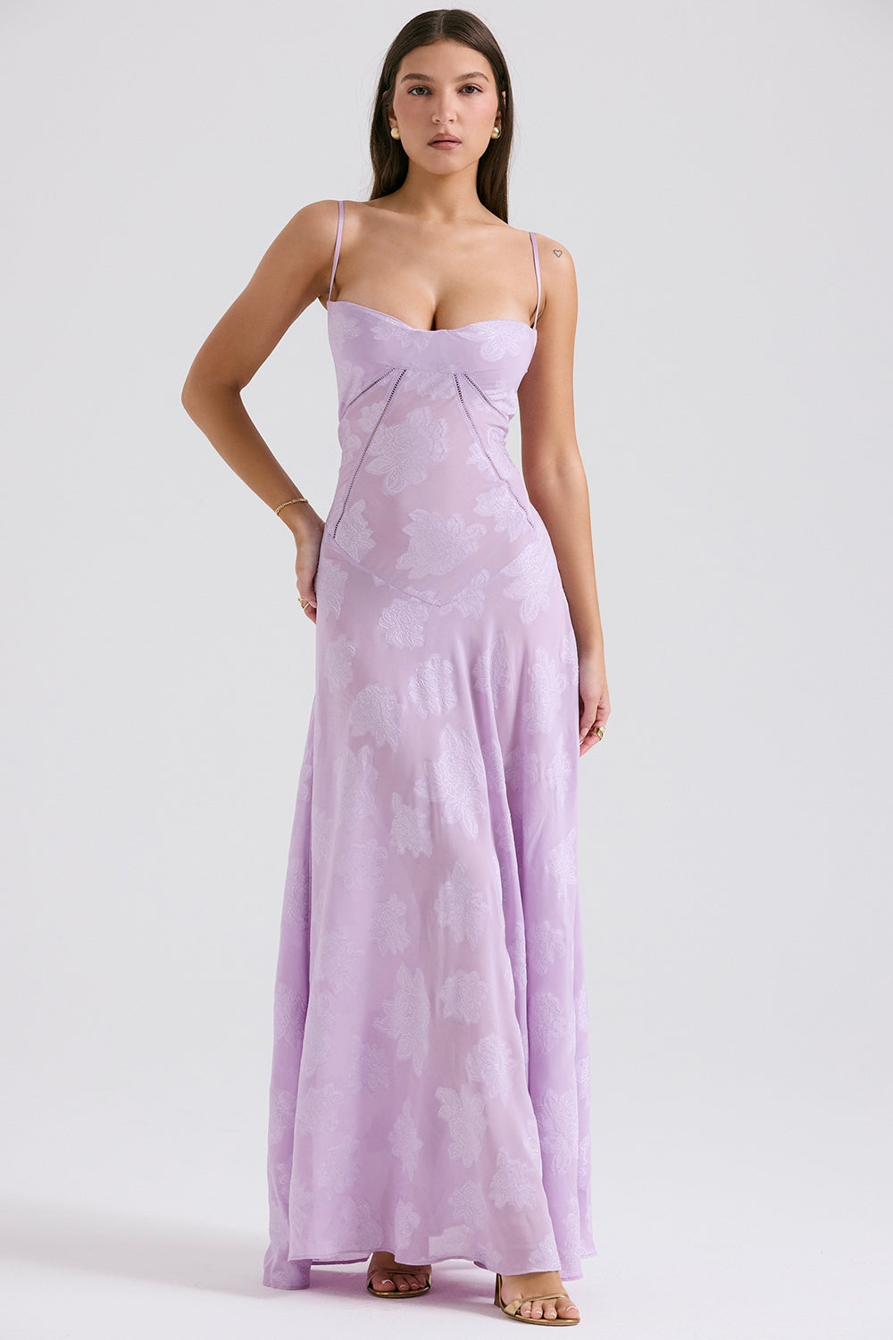 Vestido Longo Aurora - Roxo