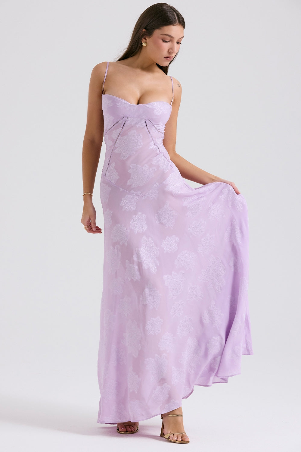 Vestido Longo Aurora - Roxo