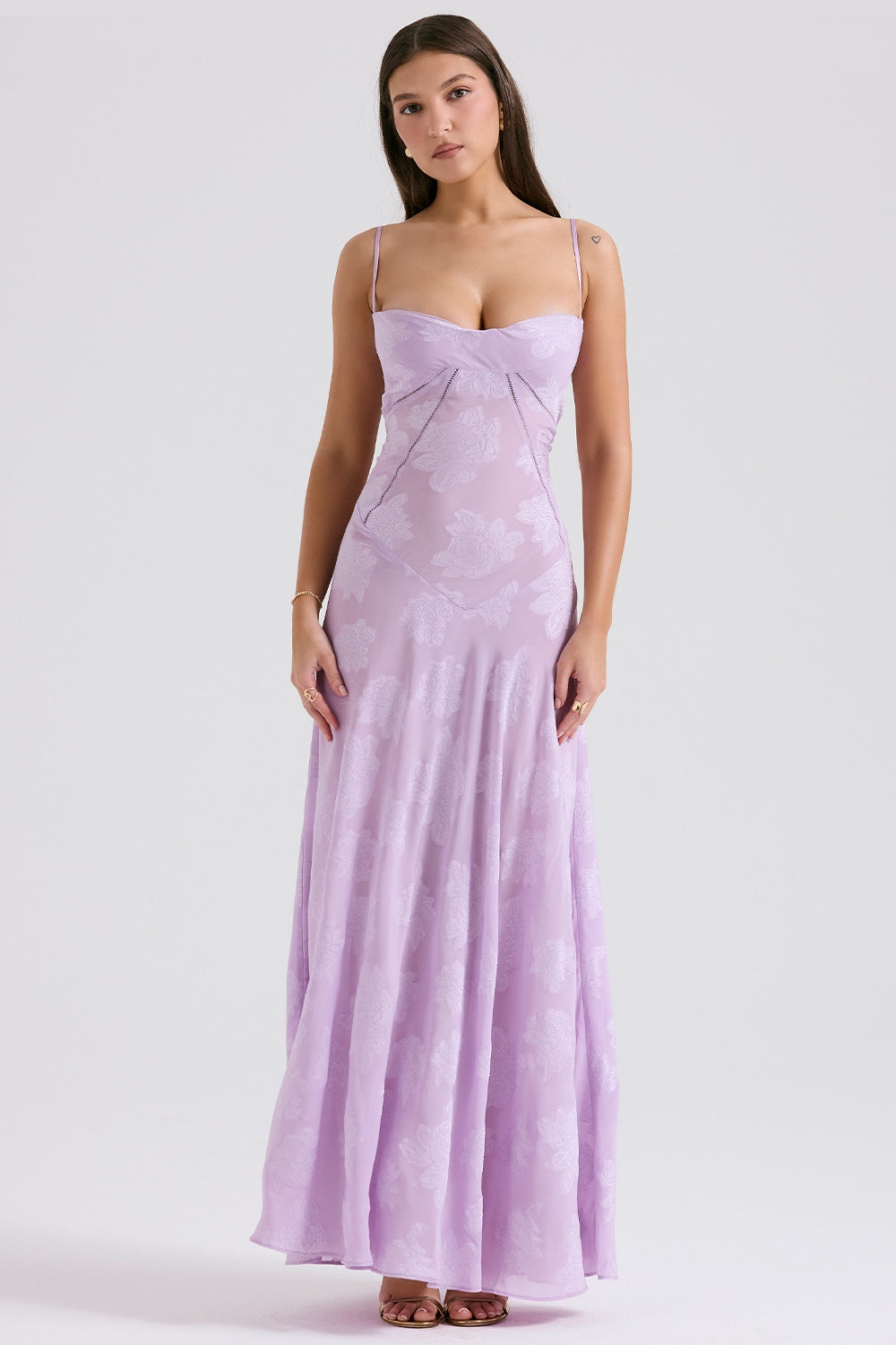 Vestido Longo Aurora - Roxo