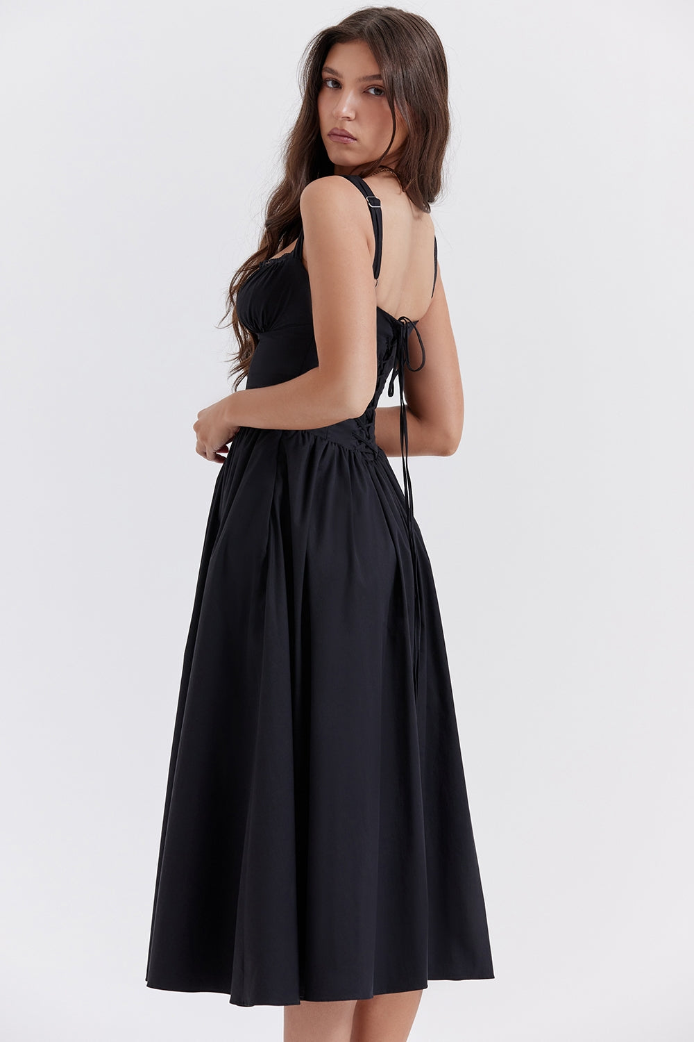 Vestido Midi Annebeth - Preto